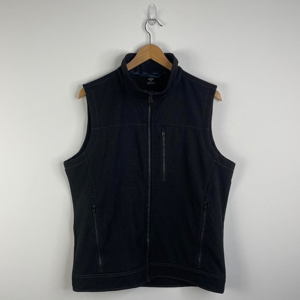 Kuhl Men's Size Medium Impakt Full Zip Soft Shell Vest Dark Gray Style 1080